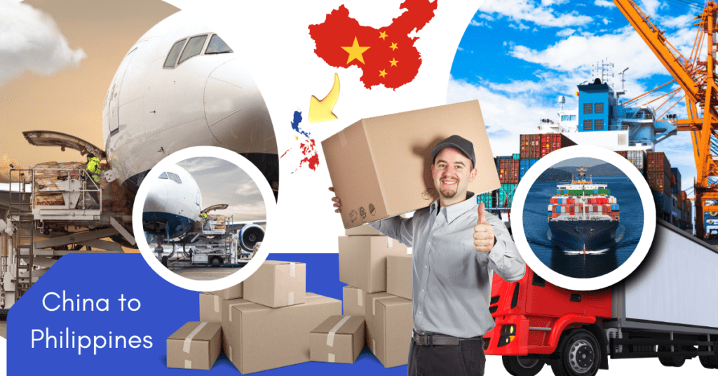 A large container ship at the Manila port.