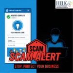 Scam alert warning graphic