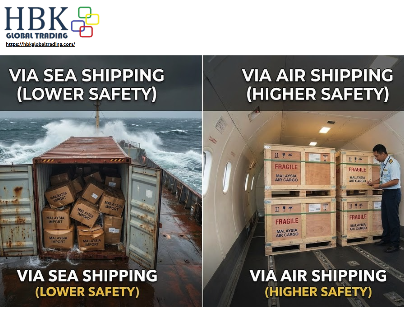 Comparison of shipping safety for Malaysian imports
