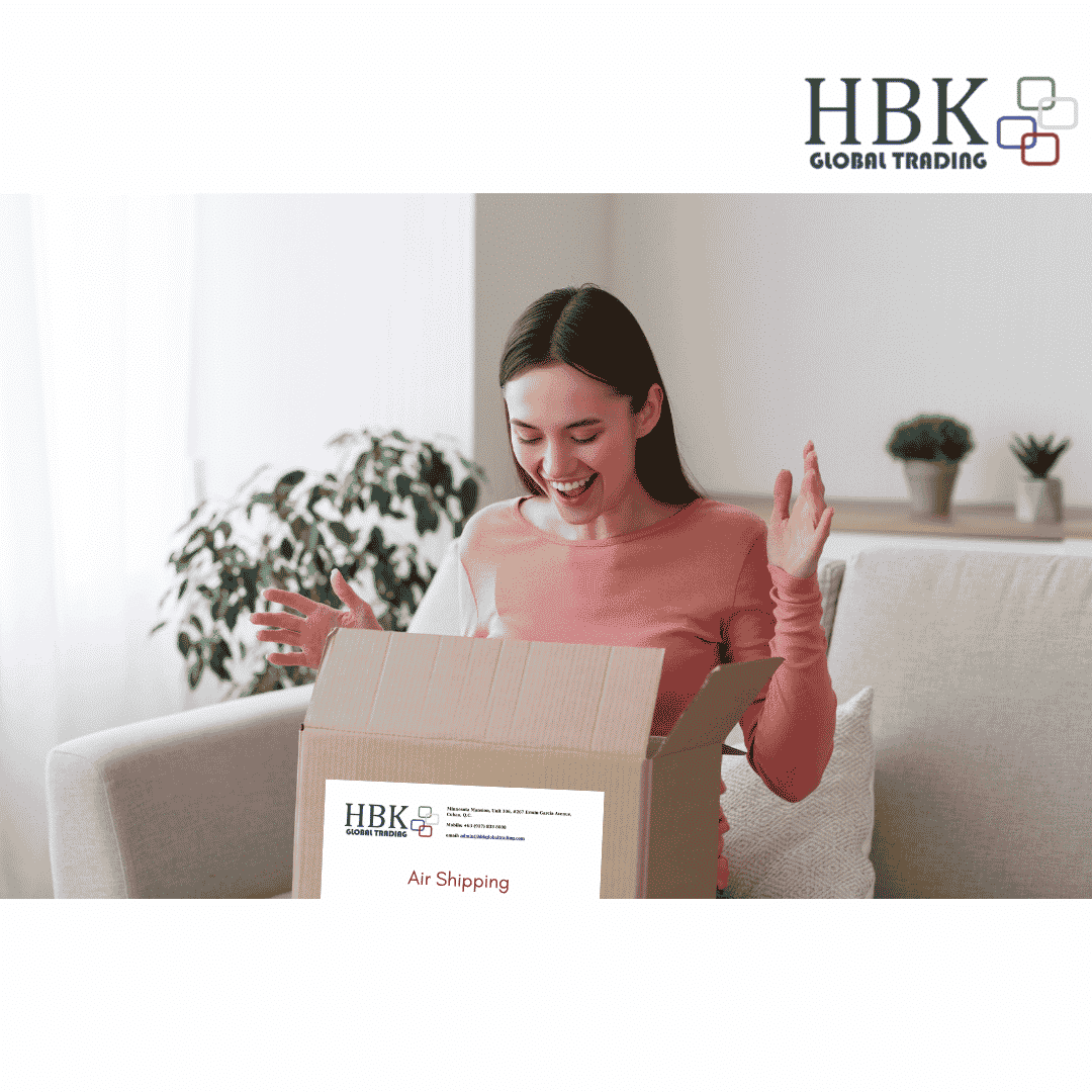 Filipino retailer unboxing Malaysia beauty haul delivered by HBK air freight