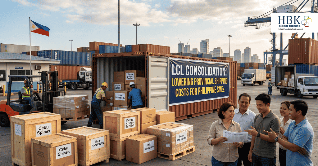 LCL consolidation lowering provincial shipping costs for Philippine SMEs